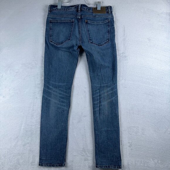 H&M Skinny Jeans Women's Size 31/32 Slim Low Waist Mid Rise Blue Denim - Picture 2 of 11